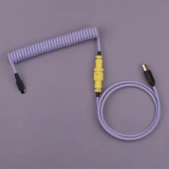 KBDfans Light Purple Handmade Custom Mechanical Keyboard USB-C Cable Shop