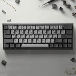 KBDfans Shop Fully Assembled Tofu60 Mechanical Keyboard With Cement Grey Japanese PBT Keycaps