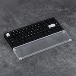 KBDfans Clear/Acid Etched Synthetic Crystal Wrist Rest