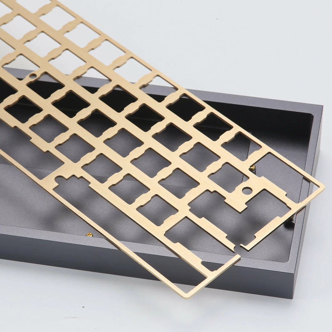 KBDfans DZ60 CNC Brass 60% Plate A