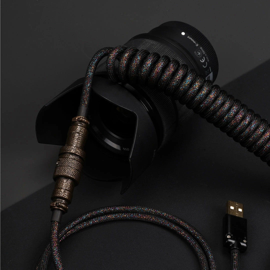 KBDFANS Starry HANDMADE CUSTOM MECHANICAL KEYBOARD USB-C CABLE