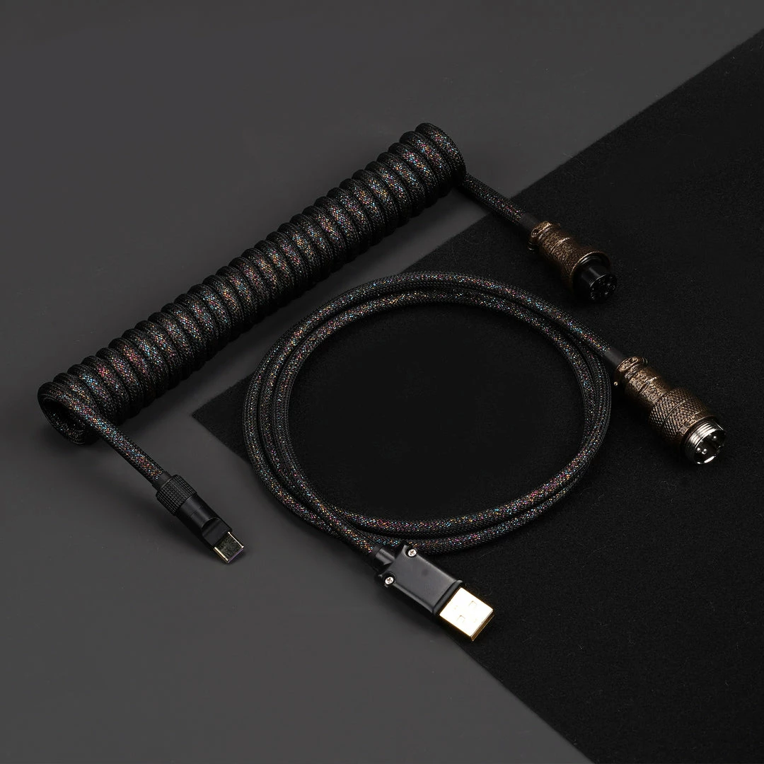 KBDFANS Starry HANDMADE CUSTOM MECHANICAL KEYBOARD USB-C CABLE