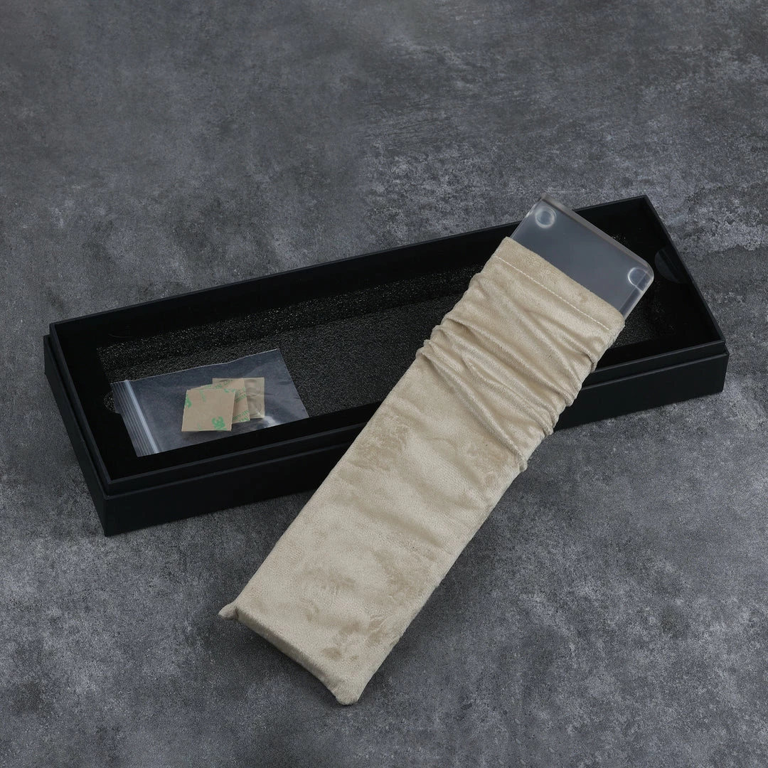 KBDfans Clear/Acid Etched Synthetic Crystal Wrist Rest