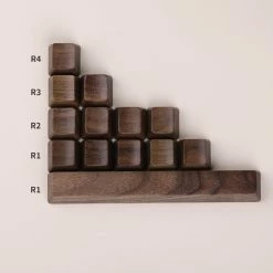 Third Party Walnut Keycaps OEM Profile