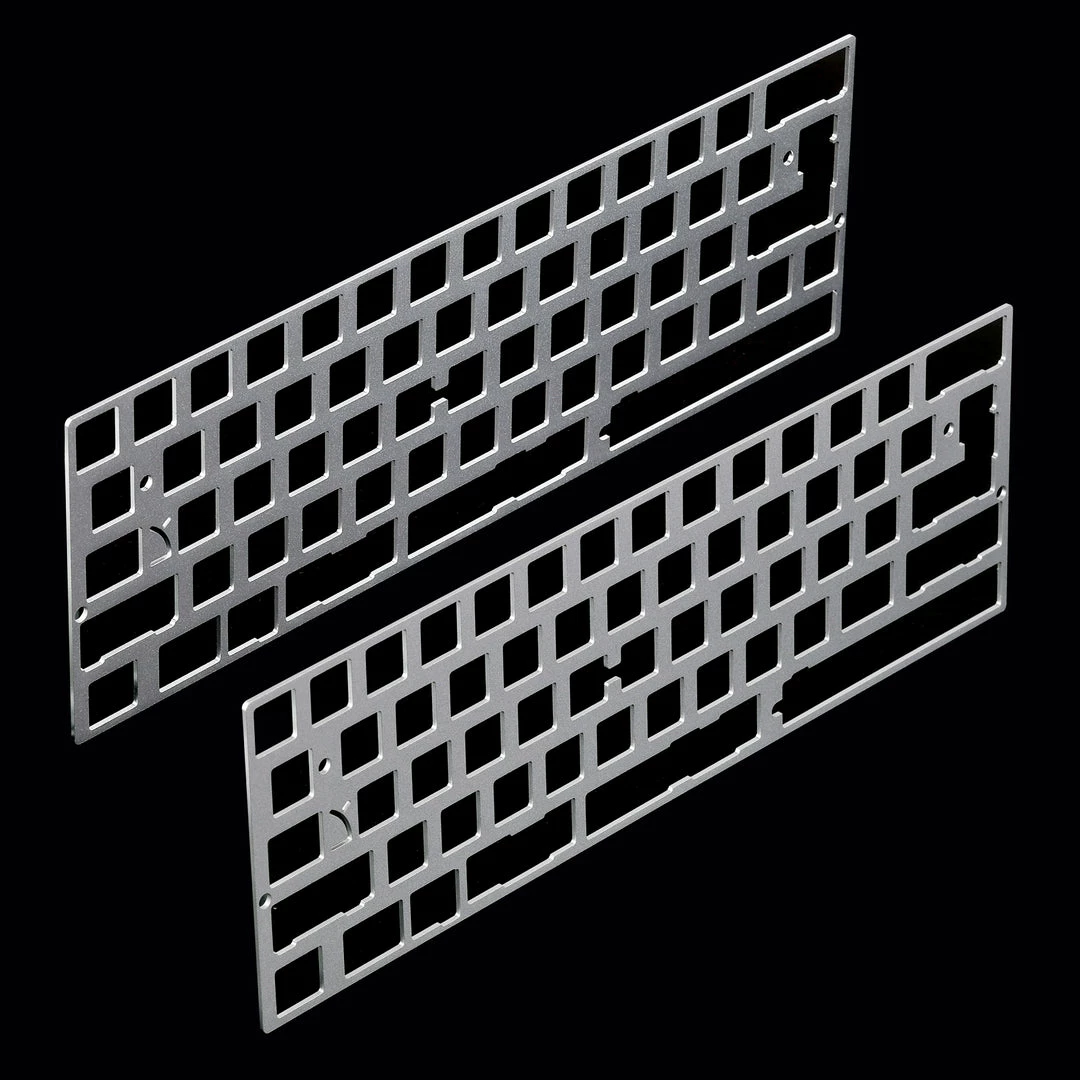 KBDfans Shop DZ60 CNC ALUMINUM/BRASS 60% PLATE