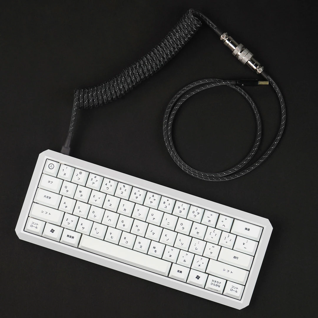 KBDfans Black Handmade Custom Mechanical Keyboard USB-C Cable Shop