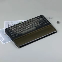 KBDfans Clear/Acid Etched Synthetic Crystal Wrist Rest