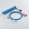 Shop KBDfans Deep Blue Handmade Custom Mechanical Keyboard USB-C Cable