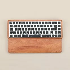 KBDfans Shop 65% Wooden Case Hot-swap Keyboard KIT With Wrist