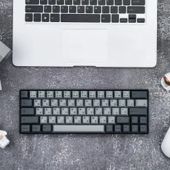 KBDfans Cherry Profile CEMENT GREY Japanese PBT DYE-SUB KEYCAPS SET