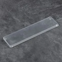 KBDfans Clear/Acid Etched Synthetic Crystal Wrist Rest