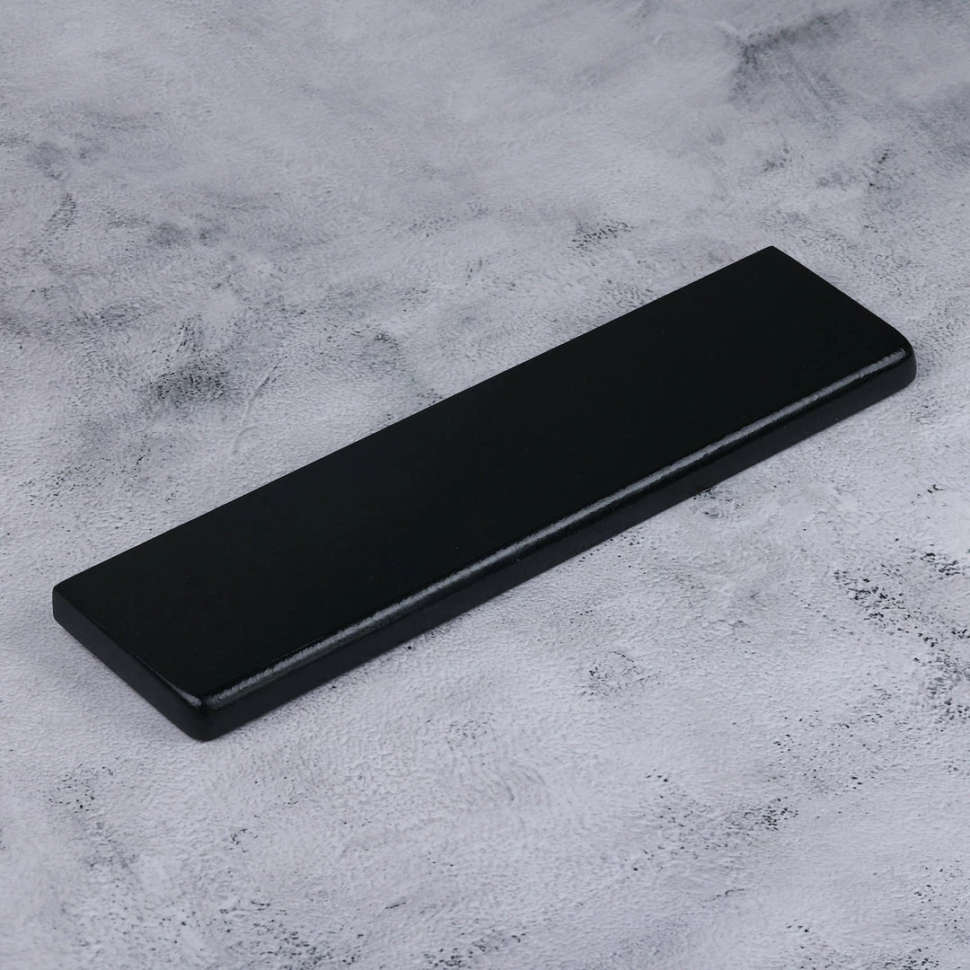 KBDfans Shop Quartz Stone Pure White/ Black Wrist Rest