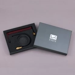 KBDfans Dark Red Handmade Custom Mechanical Keyboard USB-C Cable