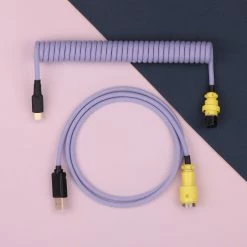 KBDfans Light Purple Handmade Custom Mechanical Keyboard USB-C Cable Shop