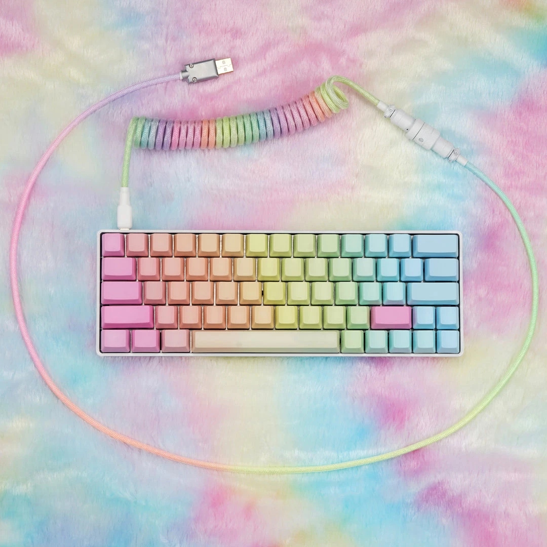 KBDfans Colorful Handmade Custom Mechanical Keyboard USB-C Cable Shop