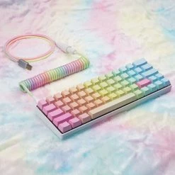 KBDfans Colorful Handmade Custom Mechanical Keyboard USB-C Cable Shop