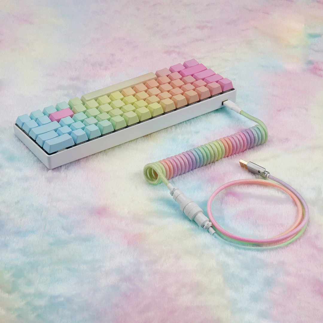 KBDfans Colorful Handmade Custom Mechanical Keyboard USB-C Cable Shop