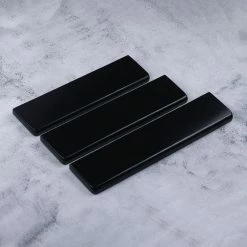 KBDfans Shop Quartz Stone Pure White/ Black Wrist Rest