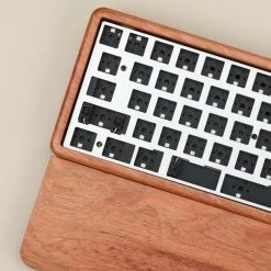 KBDfans Shop 65% Wooden Case Hot-swap Keyboard KIT With Wrist