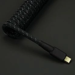 KBDfans Black Handmade Custom Mechanical Keyboard USB-C Cable Shop