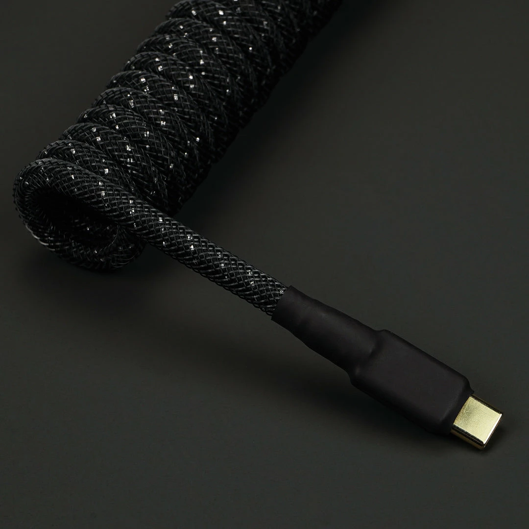 KBDfans Black Handmade Custom Mechanical Keyboard USB-C Cable Shop
