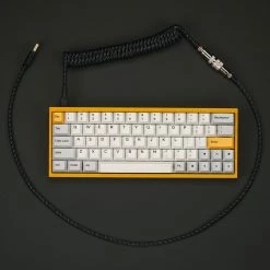 KBDfans Black Handmade Custom Mechanical Keyboard USB-C Cable Shop