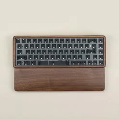 KBDfans Shop 65% Wooden Case Hot-swap Keyboard KIT With Wrist