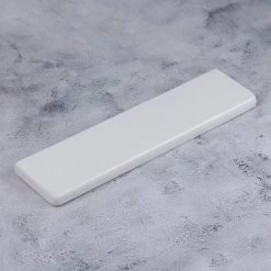 KBDfans Shop Quartz Stone Pure White/ Black Wrist Rest