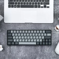 KBDfans Cherry Profile CEMENT GREY Japanese PBT DYE-SUB KEYCAPS SET