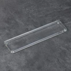 KBDfans Clear/Acid Etched Synthetic Crystal Wrist Rest