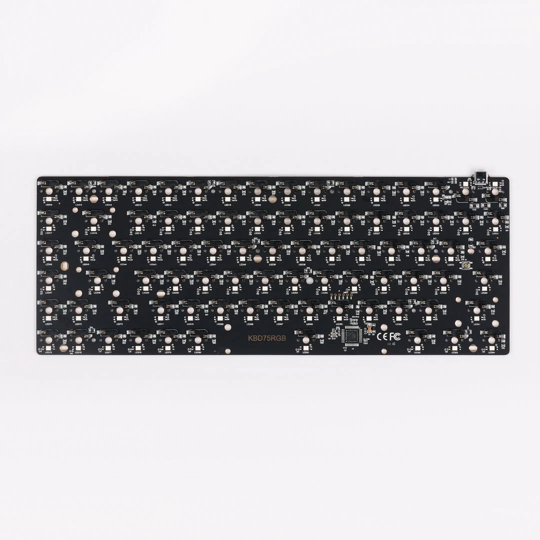 KBDfans KBD75RGB Hot-swap PCB (Per-key RGB)