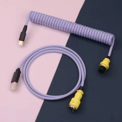 KBDfans Light Purple Handmade Custom Mechanical Keyboard USB-C Cable Shop