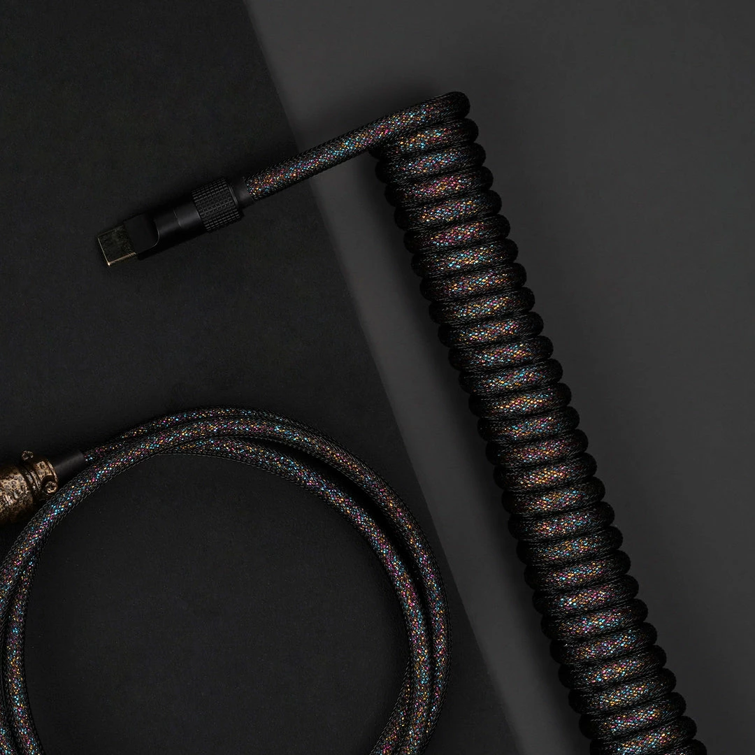 KBDFANS Starry HANDMADE CUSTOM MECHANICAL KEYBOARD USB-C CABLE