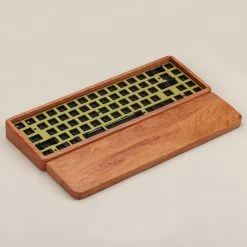 KBDfans Shop 65% Wooden Case Hot-swap Keyboard KIT With Wrist