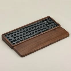 KBDfans Shop 65% Wooden Case Hot-swap Keyboard KIT With Wrist