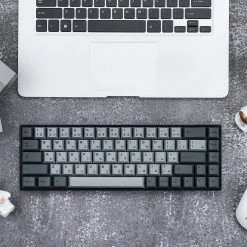 KBDfans Cherry Profile CEMENT GREY Japanese PBT DYE-SUB KEYCAPS SET