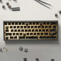 KBDfans Shop Fully Assembled Tofu60 Mechanical Keyboard With Cement Grey Japanese PBT Keycaps