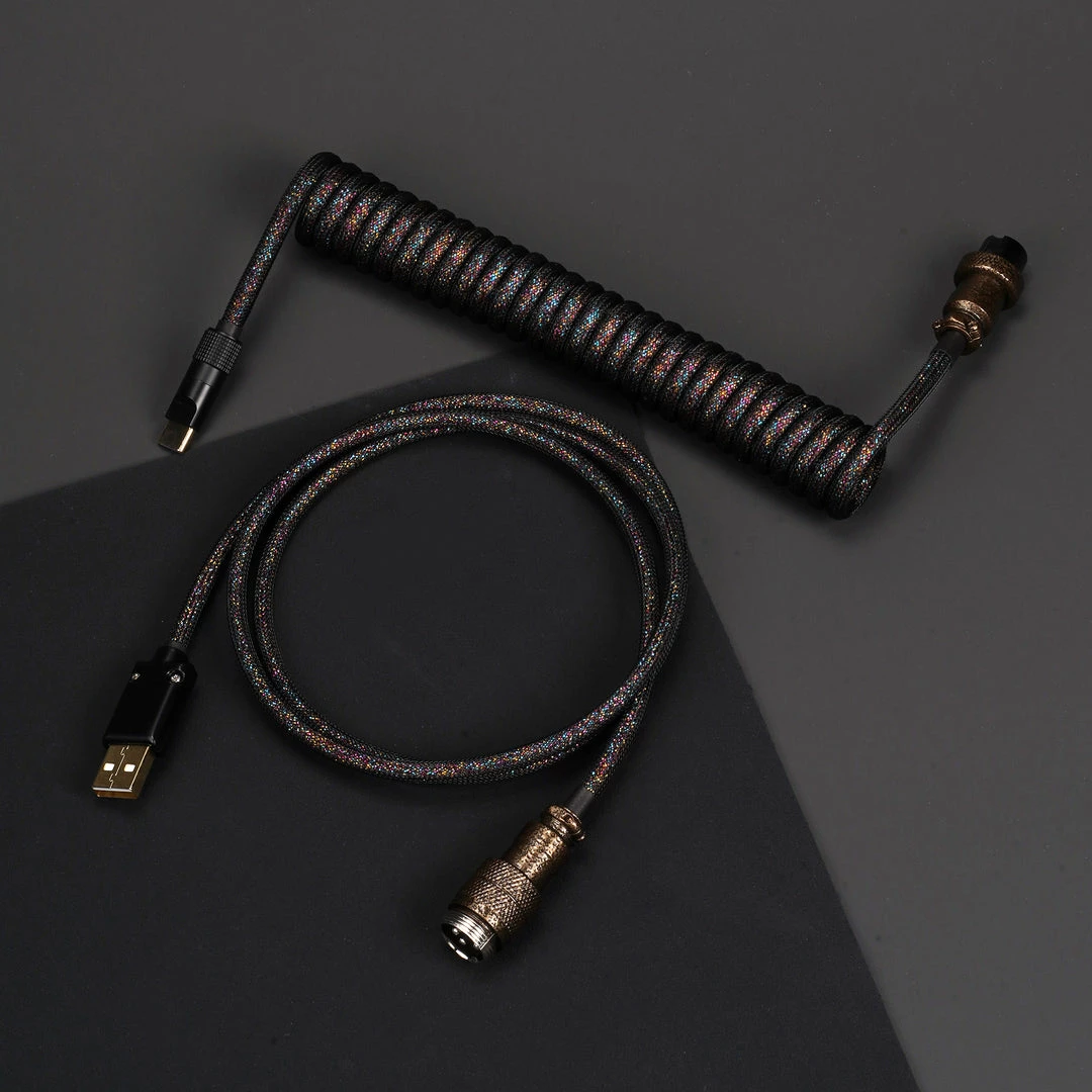 KBDFANS Starry HANDMADE CUSTOM MECHANICAL KEYBOARD USB-C CABLE