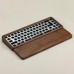 KBDfans Shop 65% Wooden Case Hot-swap Keyboard KIT With Wrist