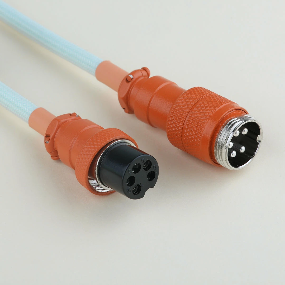 KBDfans Sky-blue Handmade Custom Mechanical Keyboard USB-C Cable Shop