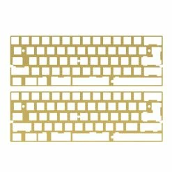 KBDfans Shop DZ60 CNC ALUMINUM/BRASS 60% PLATE