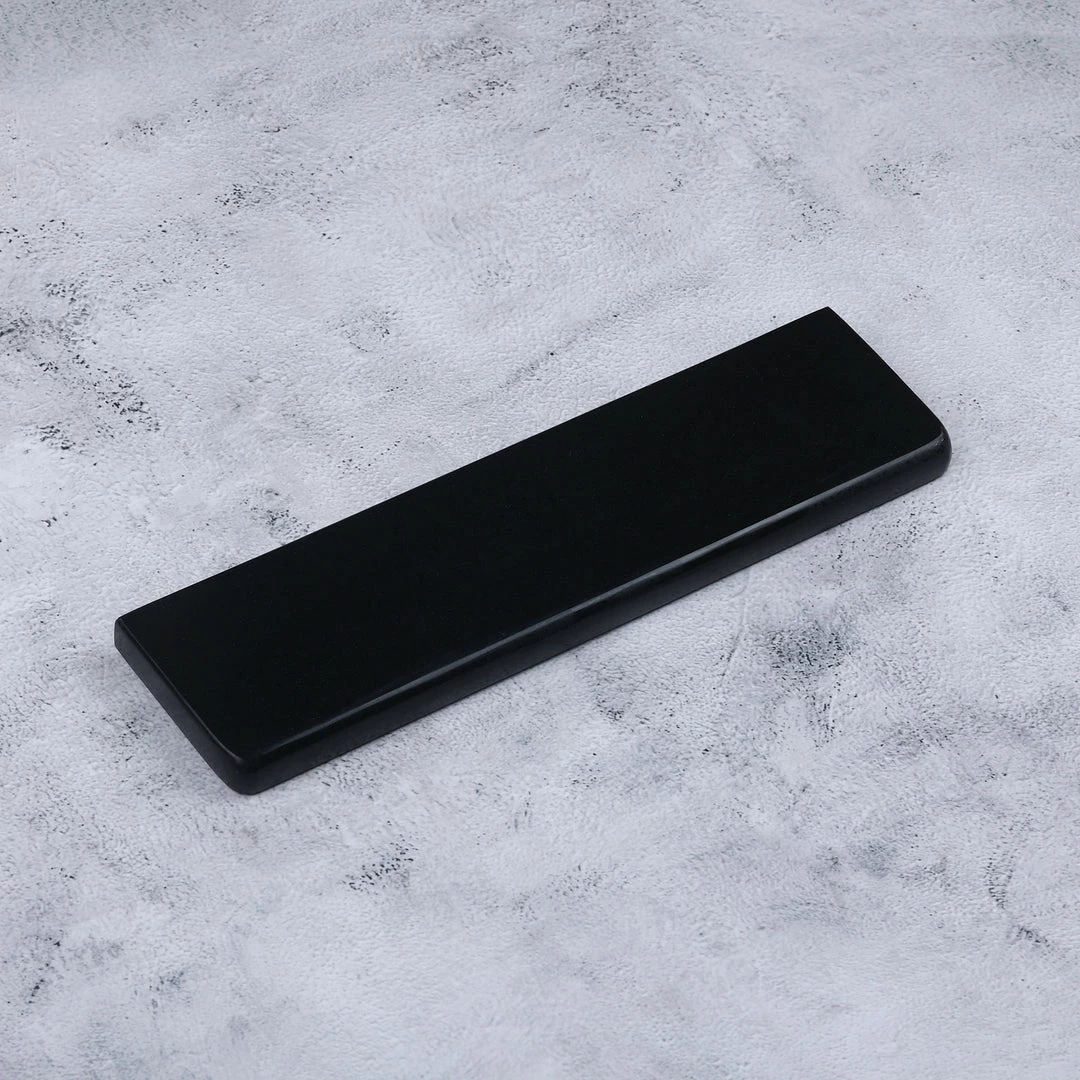 KBDfans Shop Quartz Stone Pure White/ Black Wrist Rest