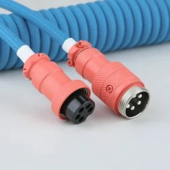 Shop KBDfans Deep Blue Handmade Custom Mechanical Keyboard USB-C Cable