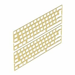 KBDfans Shop DZ60 CNC ALUMINUM/BRASS 60% PLATE