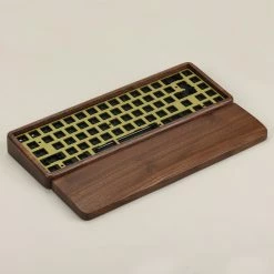 KBDfans Shop 65% Wooden Case Hot-swap Keyboard KIT With Wrist