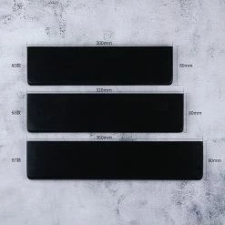 KBDfans Shop Quartz Stone Pure White/ Black Wrist Rest