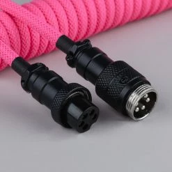 Shop KBDfans Pink Handmade Custom Mechanical Keyboard USB-C Cable