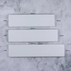 KBDfans Shop Quartz Stone Pure White/ Black Wrist Rest