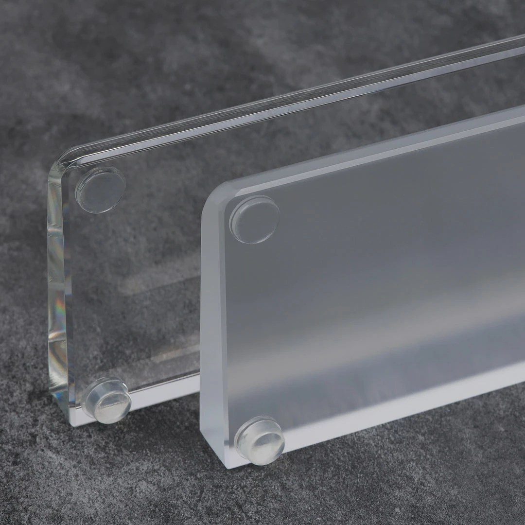 KBDfans Clear/Acid Etched Synthetic Crystal Wrist Rest