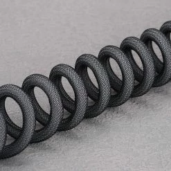 Shop KBDFANS Grey&BLACK HANDMADE CUSTOM MECHANICAL KEYBOARD USB-C CABLE